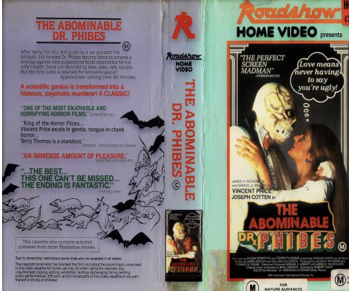 indieimmy's tweet image. Tonight at 21:05pm on @TalkingPicsTV is the horror film #TheAbominableDrPhibes starring Vincent Price. Directed by Robert Fuest.