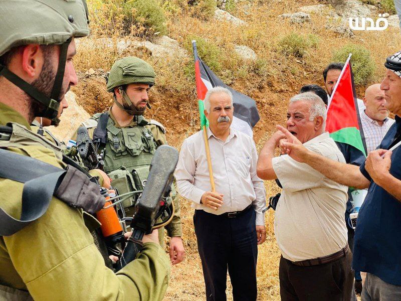 Another day of brutal #IsraeliCrimes! A Palestinian peaceful protest in Beit Dajan village met with aggression from the Israeli  occupation. This is the reality of being forced to live under occupation. We will not be silenced! The world must witness our struggle for freedom.