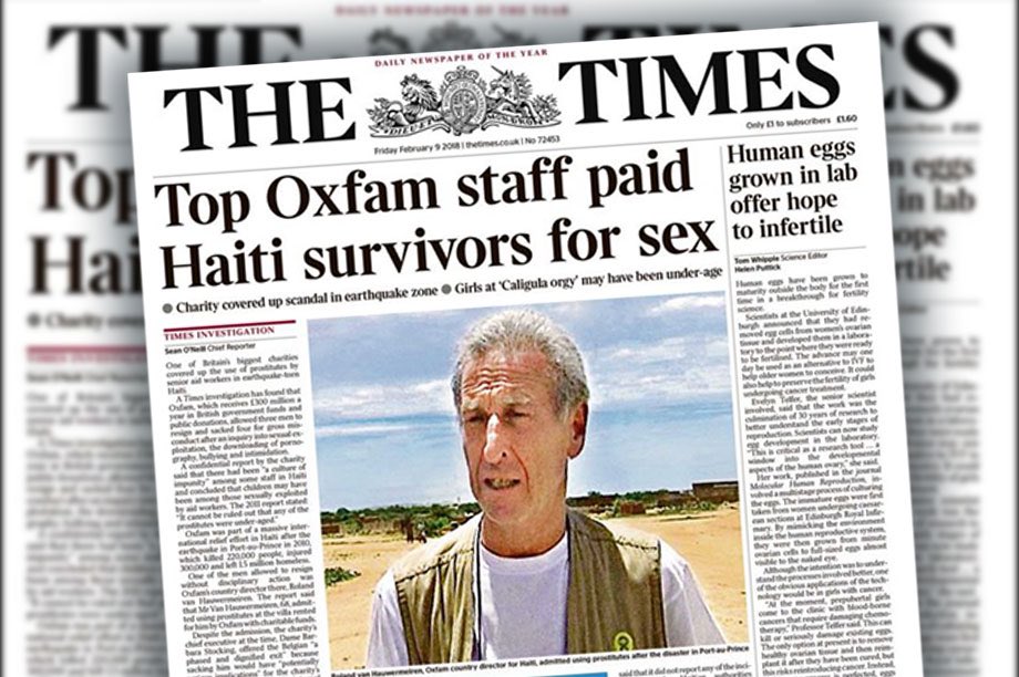 @GJSchear @Oxfam Yes @Oxfam has become the poster boy for captured woke misogyny in the voluntary sector.