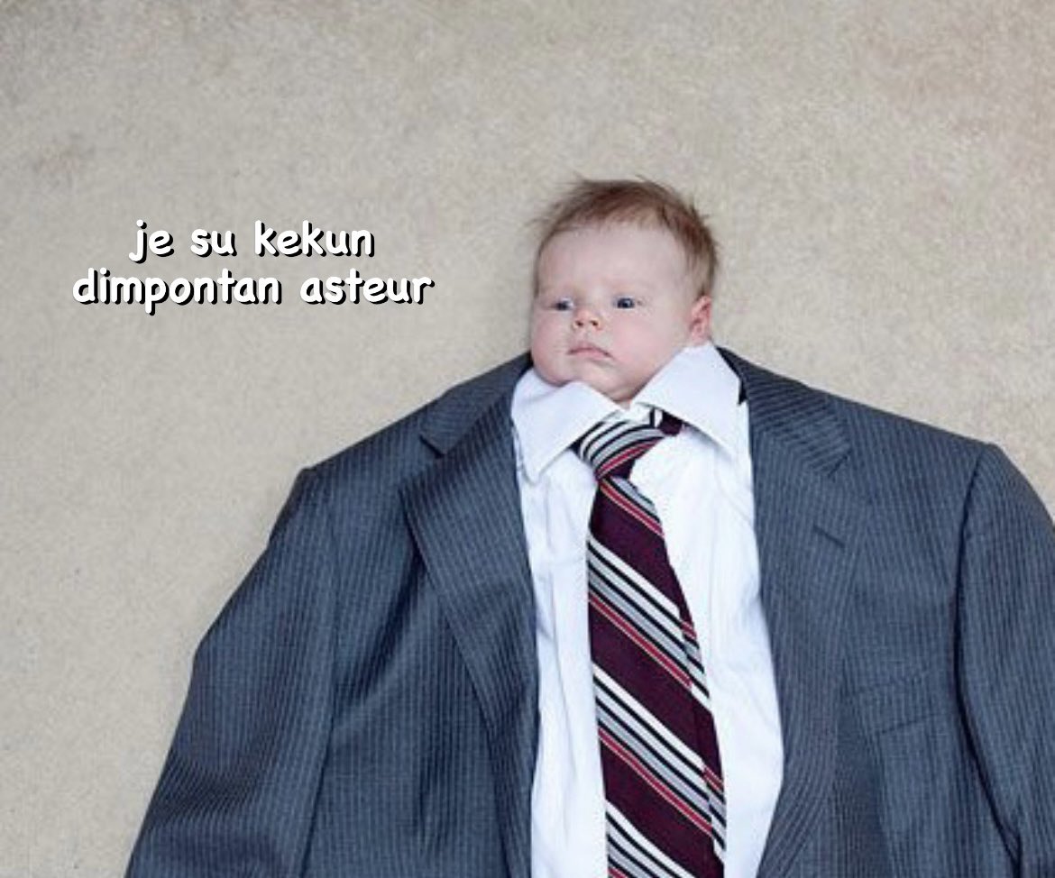 Le monde qui s'achète un p'tit crochet bleu