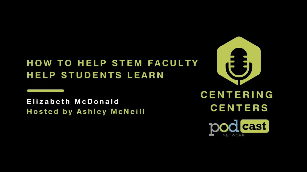 Centering Centers RECAP: Traditional STEM PhD programs don't do enough to train supportive educators, said @chembrarian & Elizabeth McDonald. They discussed approaches to rectify this gap, & how to meaningfully engage STEM students in their education. buff.ly/3OVK5mD