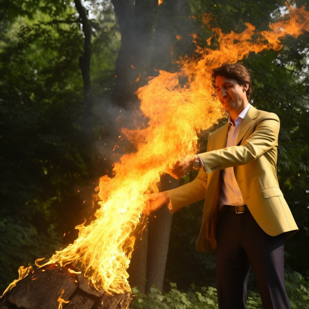 how the fire in canada started leaked footage 
#FireCountry #TrudeauBurningCanada