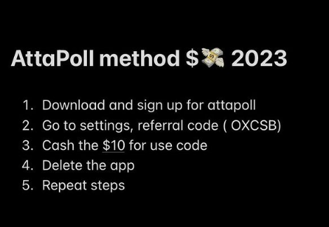 Claim $25 for free #claimit #MONEY #money #free #attapoll #method #oxcsb