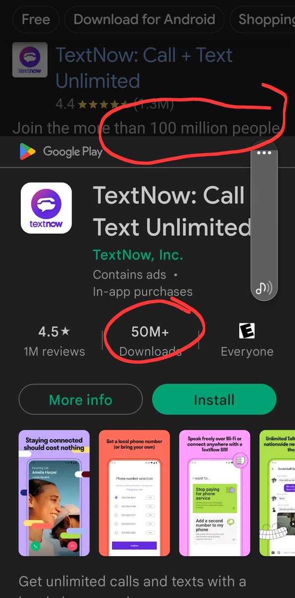 wesleytyler's tweet image. Is it 100 million or is it over 50 million? #TextNow