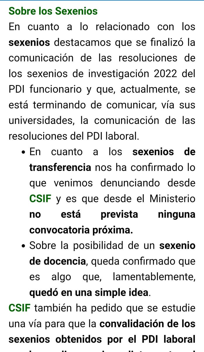 CSIF-USC Universidades 🟢 tweet media