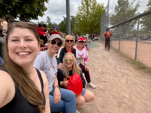CDHS staff cheering on their colleagues and students at out Seniors vs Staff baseball game!
#CDHS #kprdsb