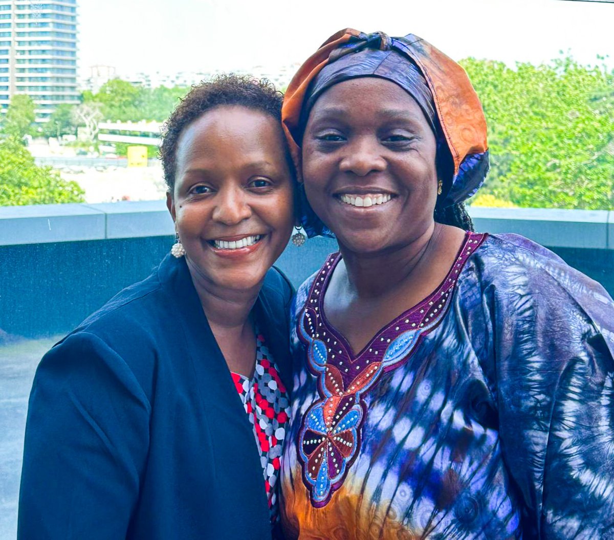 JoyceMsuya's tweet photo. Celebrating my sister @NyantiSara today as she embarks on her next chapter.

Thank you for your service to humanity &amp; leadership in supporting nations build systems that deliver the rights of all.

I know you will continue to make a difference in the world. Wish you all the best. https://t.co/UlVHMHl84S