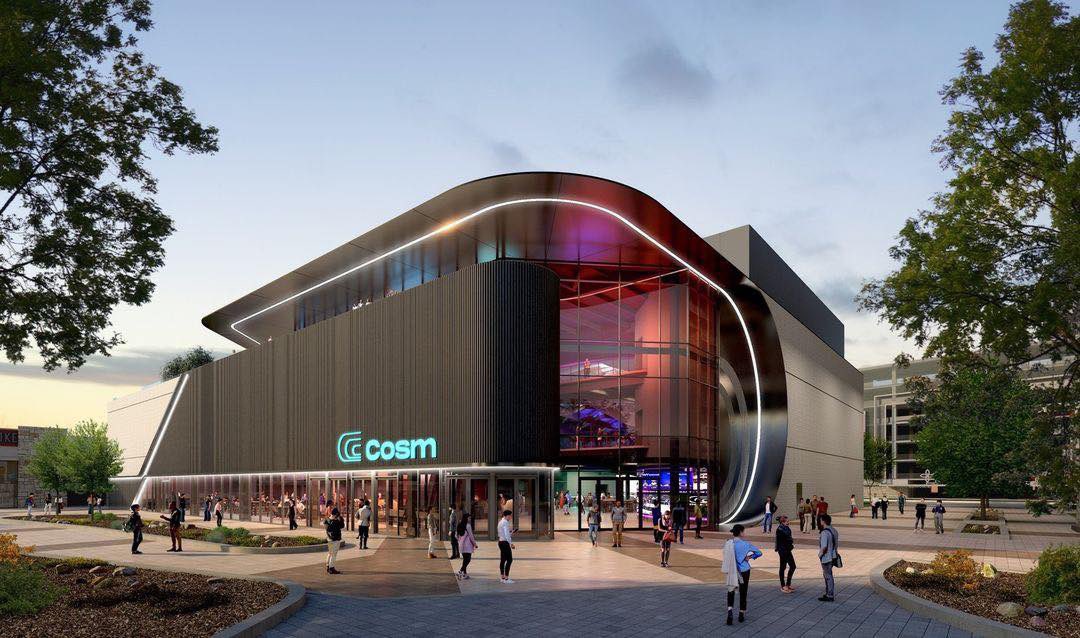DallasTxEnt's tweet image. Cosm is bringing the future of immersive experiences directly to you at the venue being built in The Colony. Programming at public venues will be centered around sports and entertainment but will feature so much more, transporting fans to front row experiences around the world.