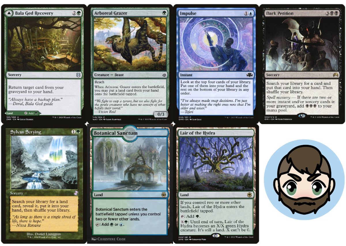 LessAlex's tweet photo. Keep or Mull: You’re playing Lotus Combo on the play in Pioneer VS Mono-White Humans.
Do you keep or Mull?
#keepormull https://t.co/epqdE0sl9h