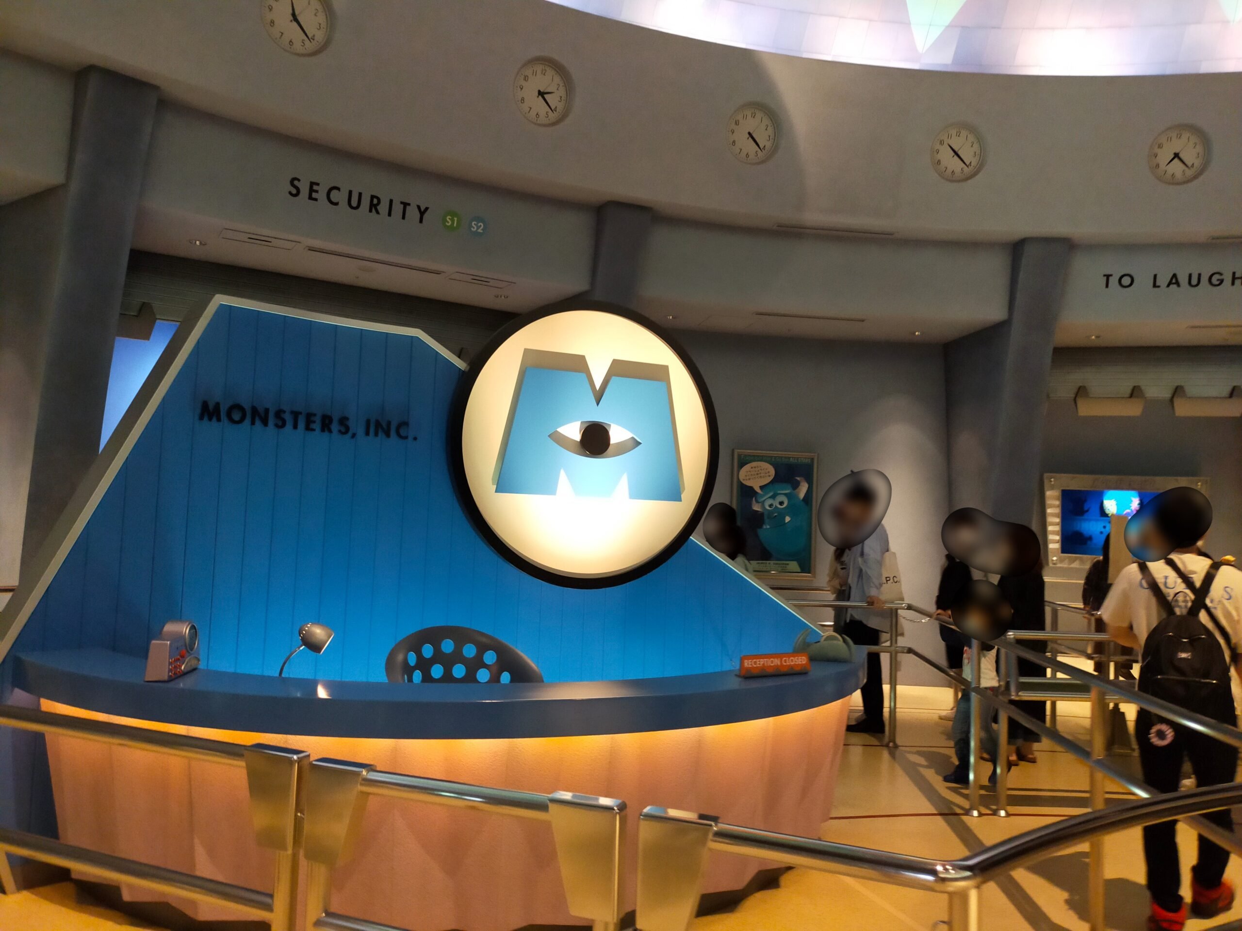 Great Details in the Monsters, Inc. Queue