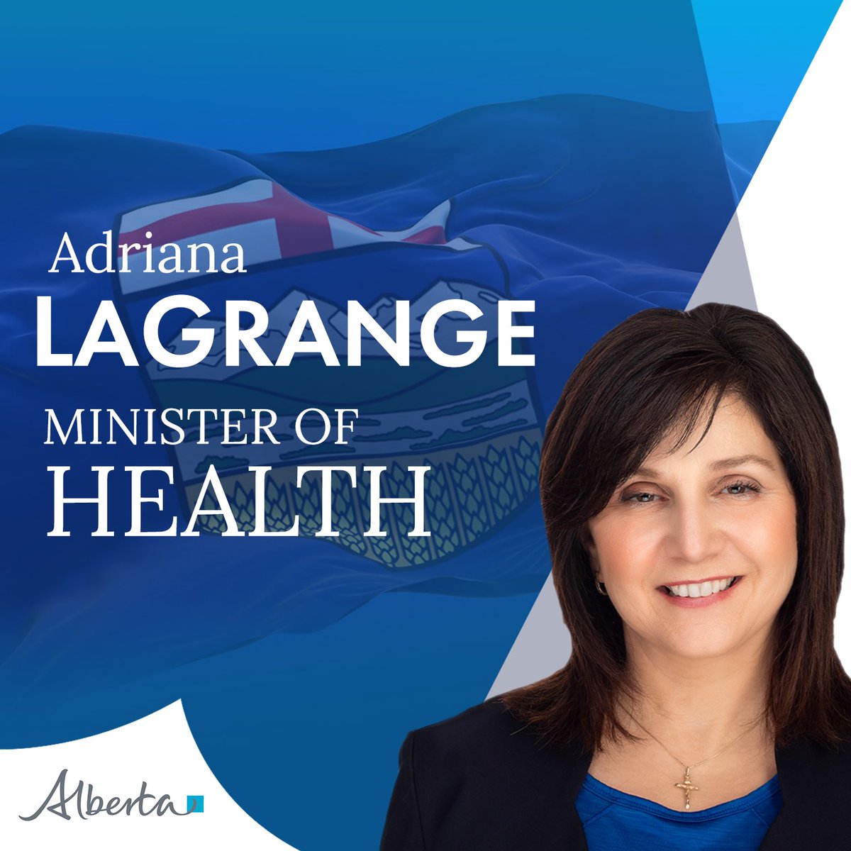 Proud to announce Adrianna LaGrange as Alberta's new Minister of Health.

She did an amazing job ruining Alberta's education program that other jurisdictions won't even use it.

I am confident she can bring the same energy to Alberta's Healthcare system!

#abpoli #ableg #abhealth