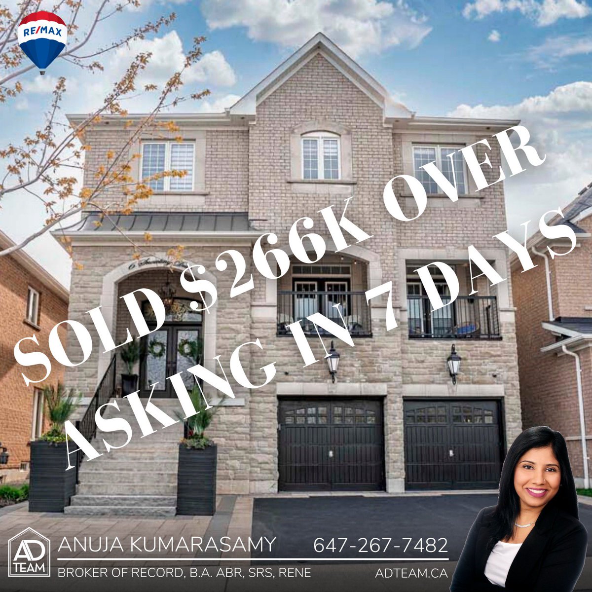🔥🔥SOLD $266K OVER ASKING IN 7 DAYS🔥🔥

Please don't hesitate to contact us.

☎️ 647-267-7482
✉️ anuja@adteam.ca
🌎 adteam.ca

#SoldOverAsking #Sold #SoldByAnuja #RecordBreakingSale #DreamHomeAchieved #RealEstateVictory #Ajax #AdTeam #AnujaTheRealtor
