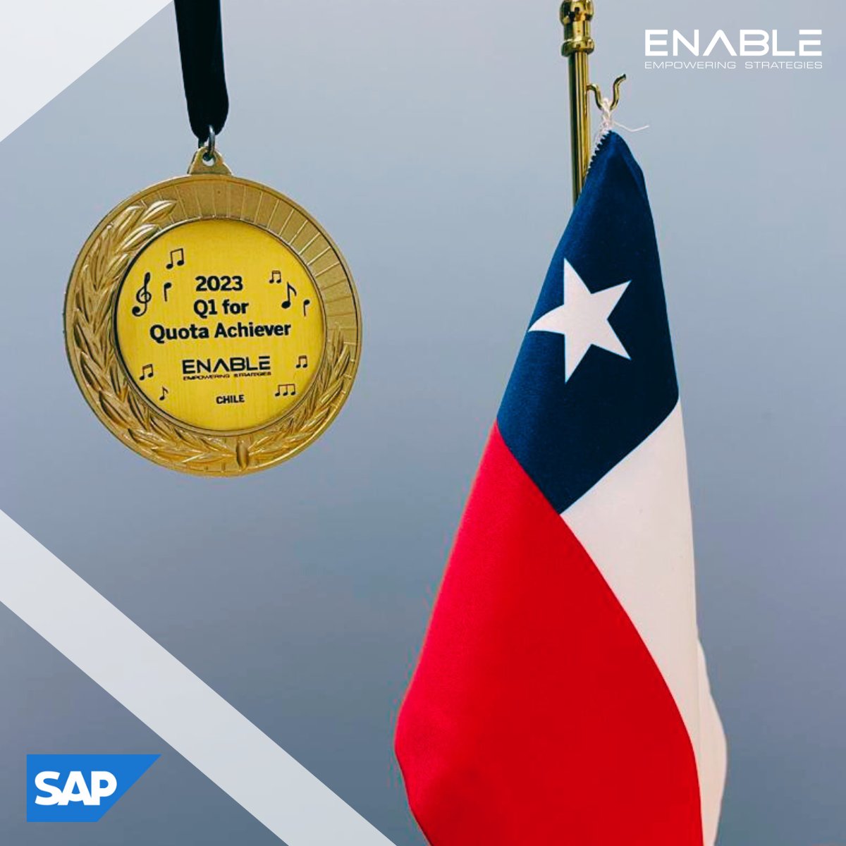 enable_global's tweet photo. ¡Enable ha sido reconocido como Quota Achiever en el Q1 de SAP!

Agradecemos profundamente a SAP por este honor y reconocimiento, que valida el arduo trabajo y dedicación de nuestro equipo. 

#Enable #SAP #PremioQ1for #QuotaAchiever #SociosEstratégicos https://t.co/riLXTXSKaF