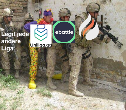 Nochmals GG an <a href="/HamburgerHaie/">Hamburger Haie</a> bzw. #SexyHaie fürs umgehen von Regeln, unlucky für uns, dass ihr die besseren Admins in der <a href="/uniligaGG/">Uniliga</a> habt. 

Die Uniliga und die Admins kann man leider wirklich nicht ernst nehmen.
Man darf nur mit 5 Leuten spielen, aber mit 4 und einem AFK ist ok