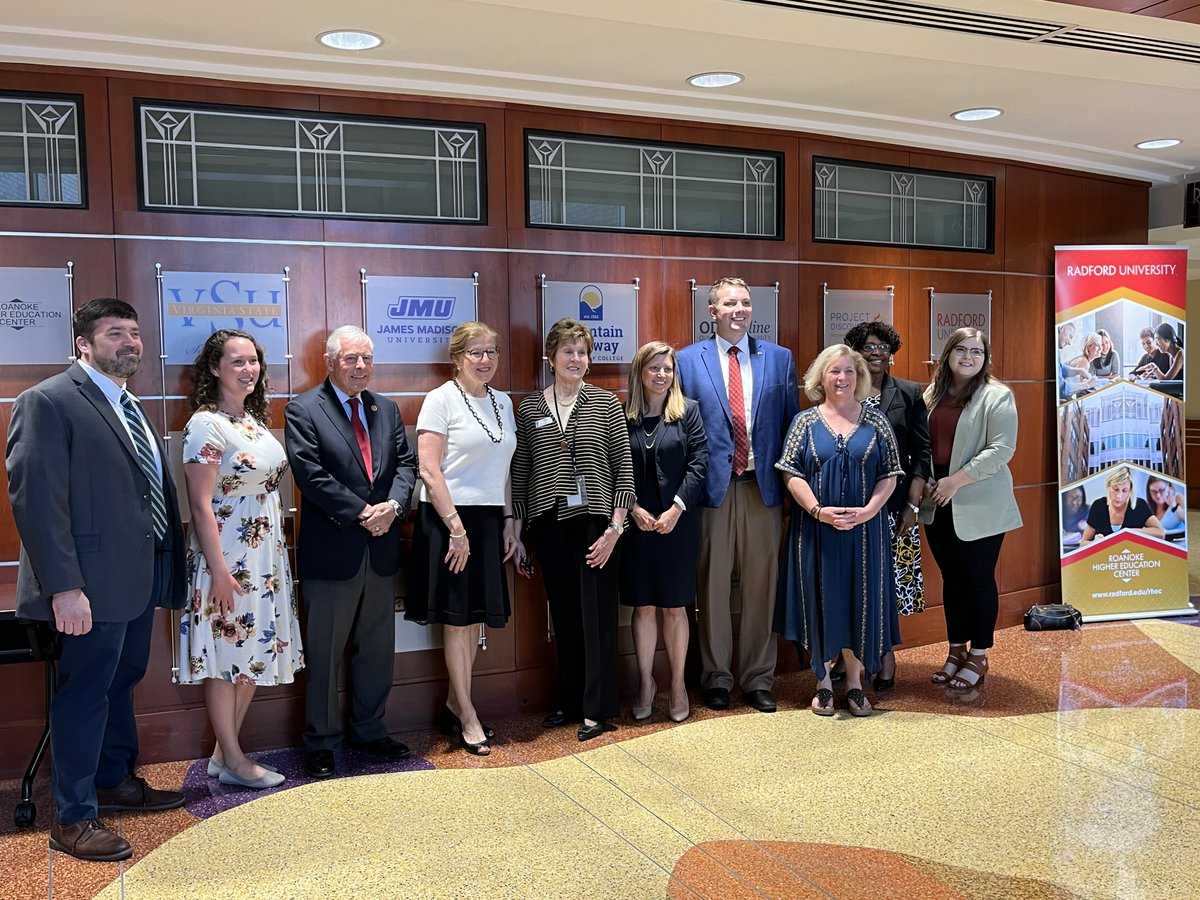 The Roanoke Higher Education Center <a href="/educationedu/">Roanoke Higher Education Center</a>  is a vital resource to folks in Roanoke and the wider region seeking to develop job skills and further their education.  Thank you Secretary of Education Aimee Guidera <a href="/VDOE_News/">VDOE News</a> for visiting and hearing from our amazing team!