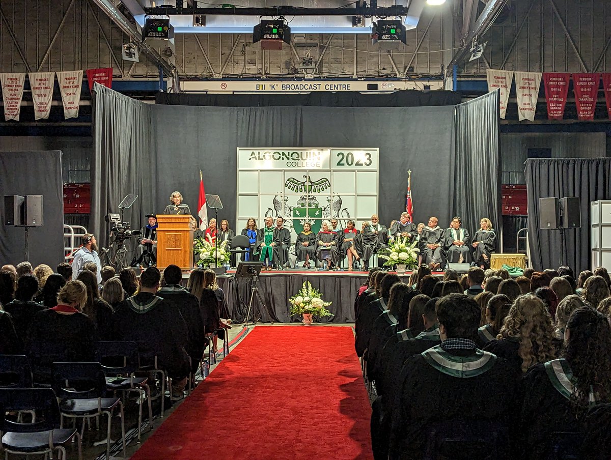 Congratulations to our #ACPembroke graduates. You are the newest AC alumni! Welcome! #Algonquin2023