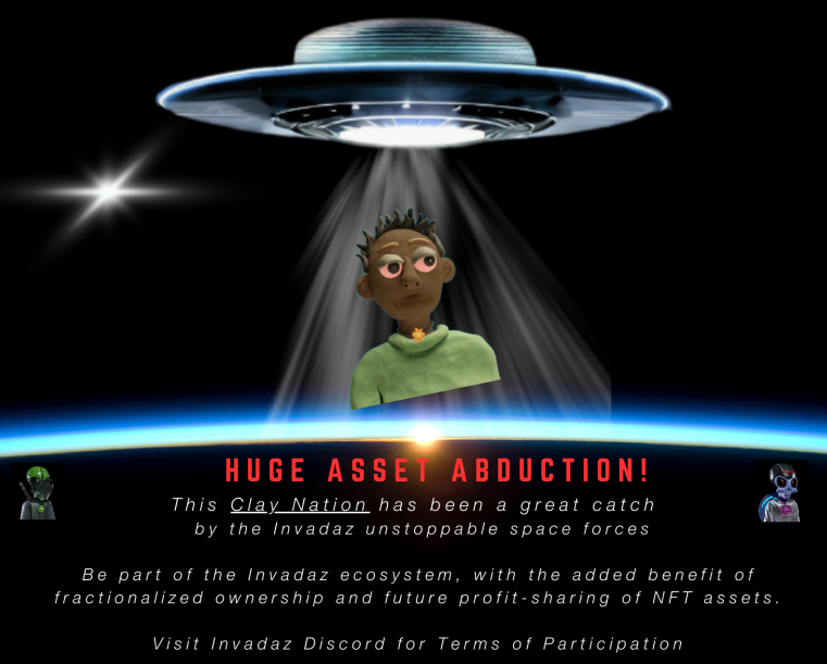INVADAZ (@adainvadaz) on Twitter photo Abduction <a href="/claymates/">Clay Nation</a> 🛸
The <a href="/ADAINVADAZ/">INVADAZ</a> share the value of assets abducted
Fractional Ownership 🌟
Discord for Details:
discord.gg/7xZ6q58Erz
#CNFTCommunity #CNFT #NFT #CNFTCollection #CNFTProject <a href="/Cardano_CF/">Cardano Foundation</a> <a href="/IOHK_Charles/">Charles Hoskinson</a> <a href="/Cardano/">Cardano Community</a> @The_Block_Group <a href="/Freedom_35ers/">Freedom 35ers l Crypto & NFT Podcast 🚀</a> <a href="/blakeCNFT/">blakeCNFT</a> Abduction <a href="/claymates/">Clay Nation</a> 🛸
The <a href="/ADAINVADAZ/">INVADAZ</a> share the value of assets abducted
Fractional Ownership 🌟
Discord for Details:
discord.gg/7xZ6q58Erz
#CNFTCommunity #CNFT #NFT #CNFTCollection #CNFTProject <a href="/Cardano_CF/">Cardano Foundation</a> <a href="/IOHK_Charles/">Charles Hoskinson</a> <a href="/Cardano/">Cardano Community</a> @The_Block_Group <a href="/Freedom_35ers/">Freedom 35ers l Crypto & NFT Podcast 🚀</a> <a href="/blakeCNFT/">blakeCNFT</a>