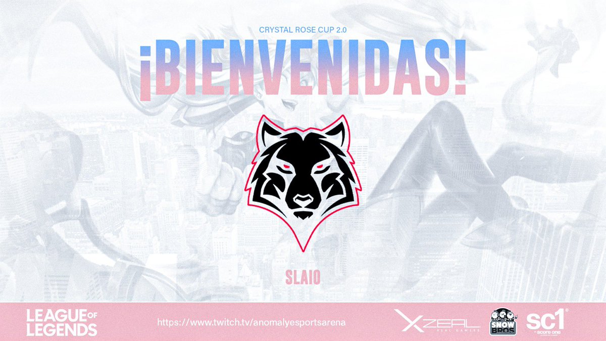 Anomaly_Arena's tweet photo. Llegan a buscar la corona las chicas de @SlaioGaming 🔥

Bienvenidas a la Crystal Rose Cup 2.0🌺🏆 https://t.co/64QJUNka0G