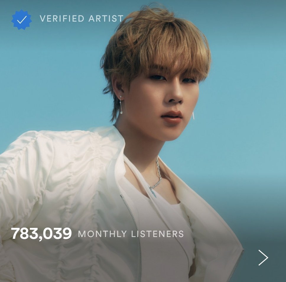 📌#Info • 09.06.23 

Jooheon atinge mais de 700.000 ouvintes no Spotify 🔥 

©worldwide_mx
#MONSTAX #WONHO
#몬스타엑스 #원호
@OfficialMonstaX <a href="/official__wonho/">WONHO Official</a>
~🐣