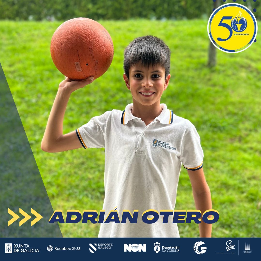 BPeleteiro's tweet photo. Esta semana recibimos a convocatoria de duas xogadoras: Adriana García e Helena López e de 3 xogadores: Óscar García, Adrián Otero e Miguel Hermida para participar representando á Delegación De Santiago formando parte da súa selección na Xuntanza Premini que se vai...(sigue👇) https://t.co/xnIjJOptQD
