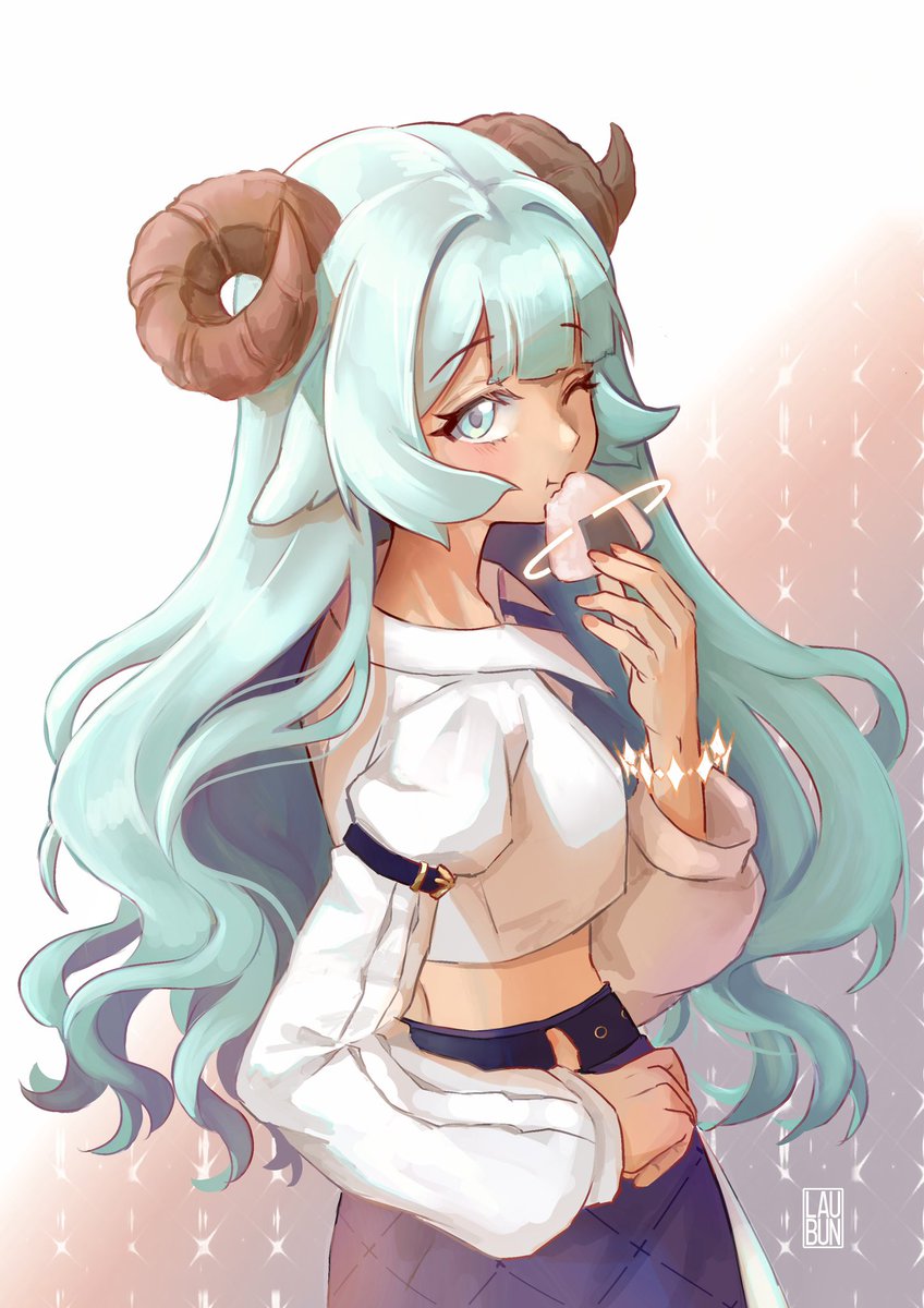 I was in need of a new pfp, so enjoy a quick art of my <a href="/JUUNI_Official/">JUUNI</a> 2951# (ㅅ˘ㅂ˘)