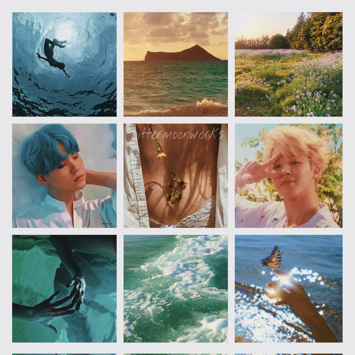 Shimmer In The Meadows🌿✨

Jm is sick of purity talks from his fairy clan members. When Yg, his human neighbour he's been lusting over since he was of age comes back for the summer, Jm realises his feelings could be mutual.

#yoonmin #yoonminau bp!jm❗
