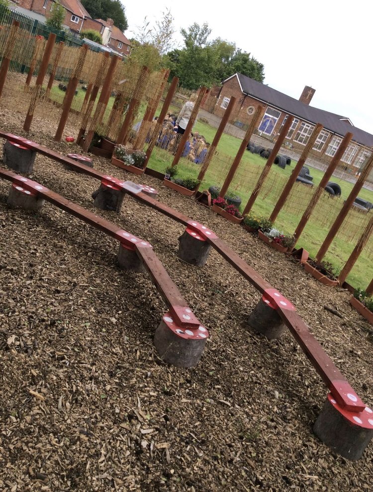 stmatthewsrc's tweet photo. It was lovely to welcome Mr Tapping, @bccet @DrPhilCummins and other guests to St Matthew’s today to officially open our new well-being garden. The children and staff can’t wait to use it. #Wellbeing #outdoors https://t.co/bQdqOs2b7f