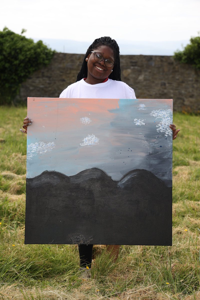 fingalarts's tweet photo. Today marks a joyous celebration @DIASDunsink as children from St. Philip’s NS Mountview present their Celestial Mechanics paintings to the public at Dunsink Observatory @creativeirl @Fingalcoco #superprojects #cruinniúnanóg @AnnMarieFingal @fingallibraries https://t.co/Gy7OhakECI