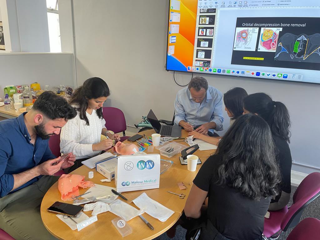 ImperialOphth's tweet photo. Feeling grateful for this amazing week at WESTERN EYeHOSPITAL. 2 theatres running for first time since December 201 . First simulation training today since pre Covid. ICORG on Monday! 🎉💪🏾 🎉 @imperialNHS_CEO @nickieyoung31 @drlauracrawley @Londoneyedr @Bhavinmaru2020 @K3rry4de https://t.co/TEEq1IM42X