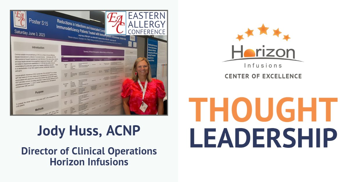 HZinfusions's tweet photo. Jody Huss, our Director of Clinical Operations, showcased her research at a recent Eastern Allergy Conference. Featuring top experts in allergy, asthma, and immunology, this conference drives advancements in medical research and elevates patient care. #patientcare #immunology https://t.co/ogm3eYdI8S