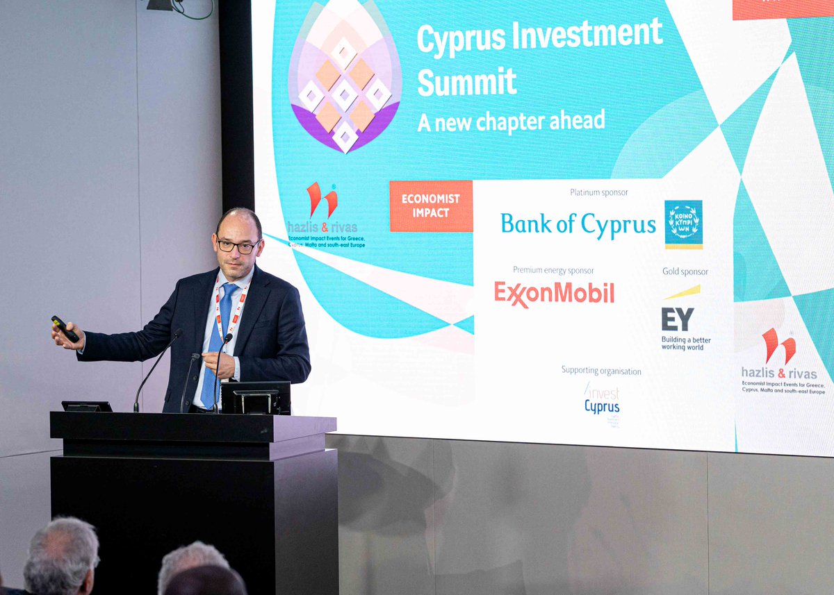 EY_Cyprus's tweet photo. Thrilled to have #EYCyprus as the Gold sponsor of the Cyprus Investment Summit: A New Chapter Ahead, organized by #Economist Impact Events!
#EYCyprus #BetterWorkingWorld, #CyprusInvestmentSummit #EconomistImpactEvents #LSE #NewChapterAhead https://t.co/2tbngZ0C3r