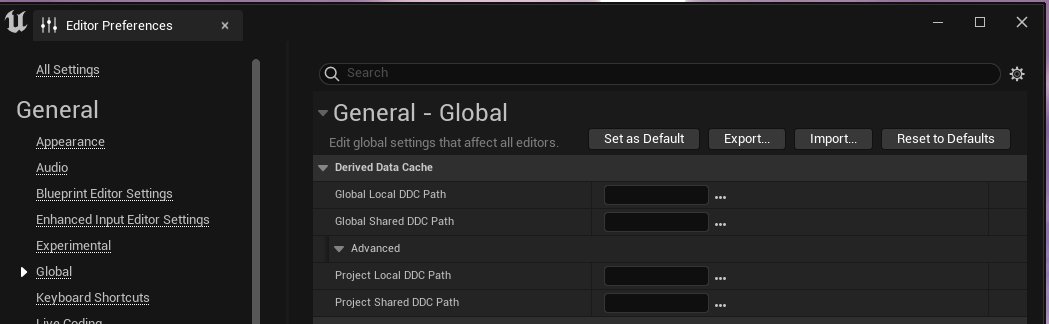 so you've installed Unreal Engine on your D drive but your C drive is still looking way too full. 

What can you do? 

1) Edit your vault cache location in Epic Games Launcher settings 
2) Edit your derived data cache (DDC) location in any project's Editor Preferences
#uetips