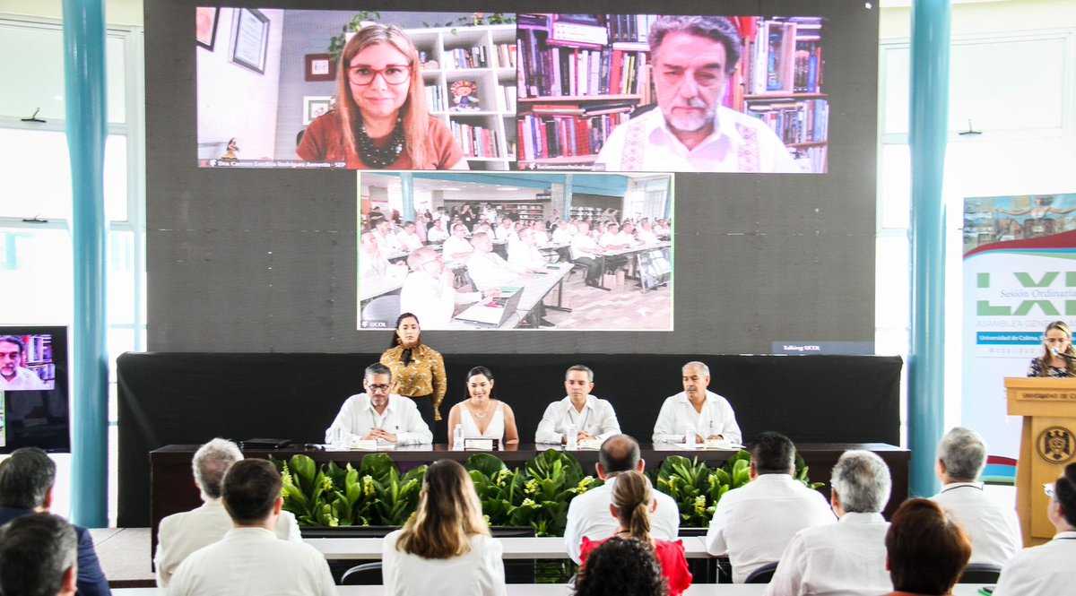 ANUIES's tweet photo. La #ANUIES lleva a cabo la LXII Asamblea General con el objetivo de dialogar y coordinar los esfuerzos de las #IES asociadas. Esta asamblea contribuye a la mejora continua de las funciones de sus asociadas y por su puesto de la #EducaciónSuperior en #Méx. https://t.co/X08fJK6Jla