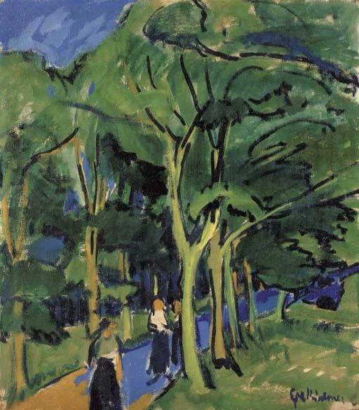 Ernst Ludwig Kirchner

Waldstrasse , 1910