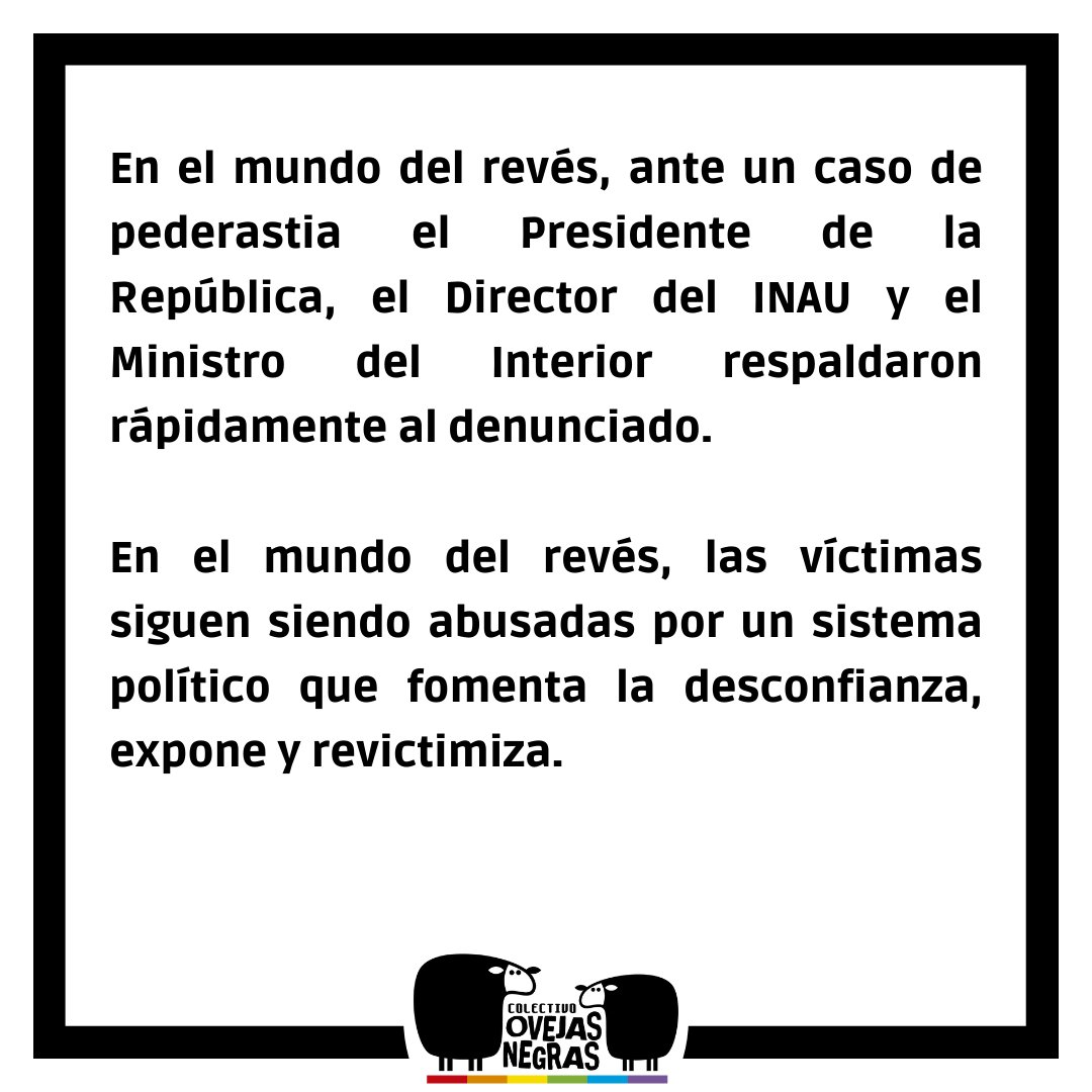 ovejasnegras_uy's tweet photo. Cualquier víctima de violencia y especialmente los niños, niñas y adolescentes, se merecen que se actúe desde la profunda convicción con la búsqueda de justicia y protección desde el primer momento. https://t.co/eLwHoYnYxU
