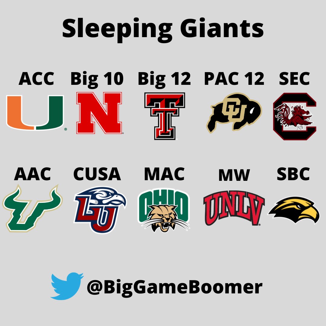 One Sleeping Giant In Every Conference