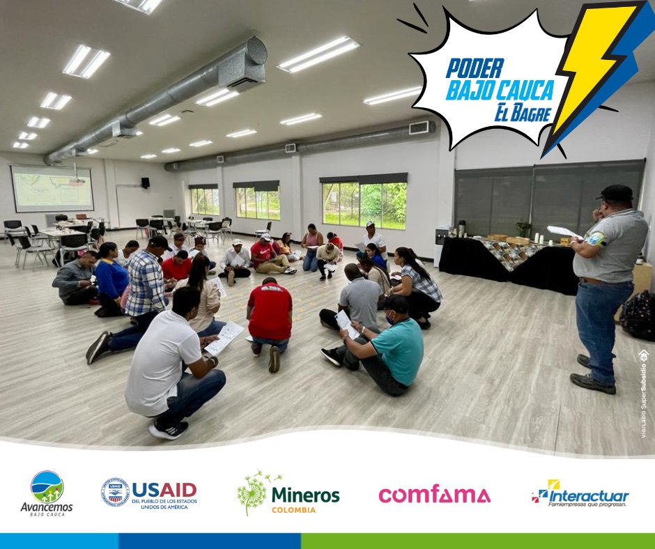 AvancemosBC's tweet photo. 👉¡Los empresarios, agroempresarios y emprendedores del #BajoCauca cumplieron su cita con Poder Bajo Cauca!💪

✅En este espacio, los asistentes de #ElBagre y #Zaragoza tuvieron la oportunidad de conectar con otros empresarios y crear una red de cooperación.👌

@USAID_Colombia https://t.co/ItV8Rl7CQS