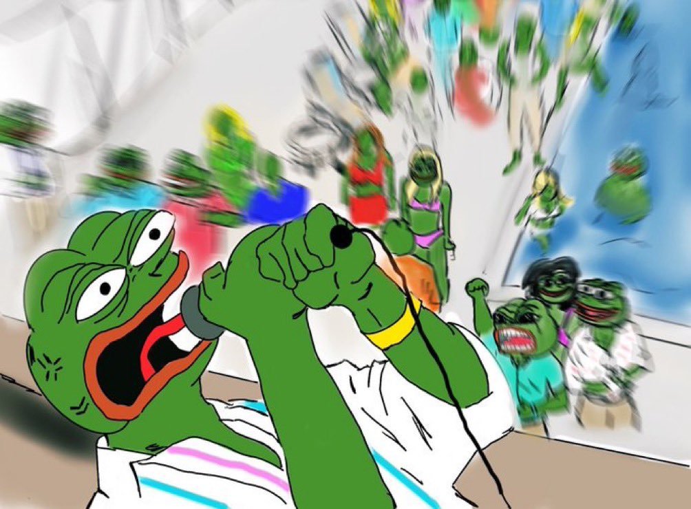 PEPEFEST TODAY WORLDWIDE O SHIT O FUCK.  I am in awe at how amazing this community is and I can't wait to rage today with all of you throughout planet Earth 🐸🔥 #PEPEFEST23 $PEPE