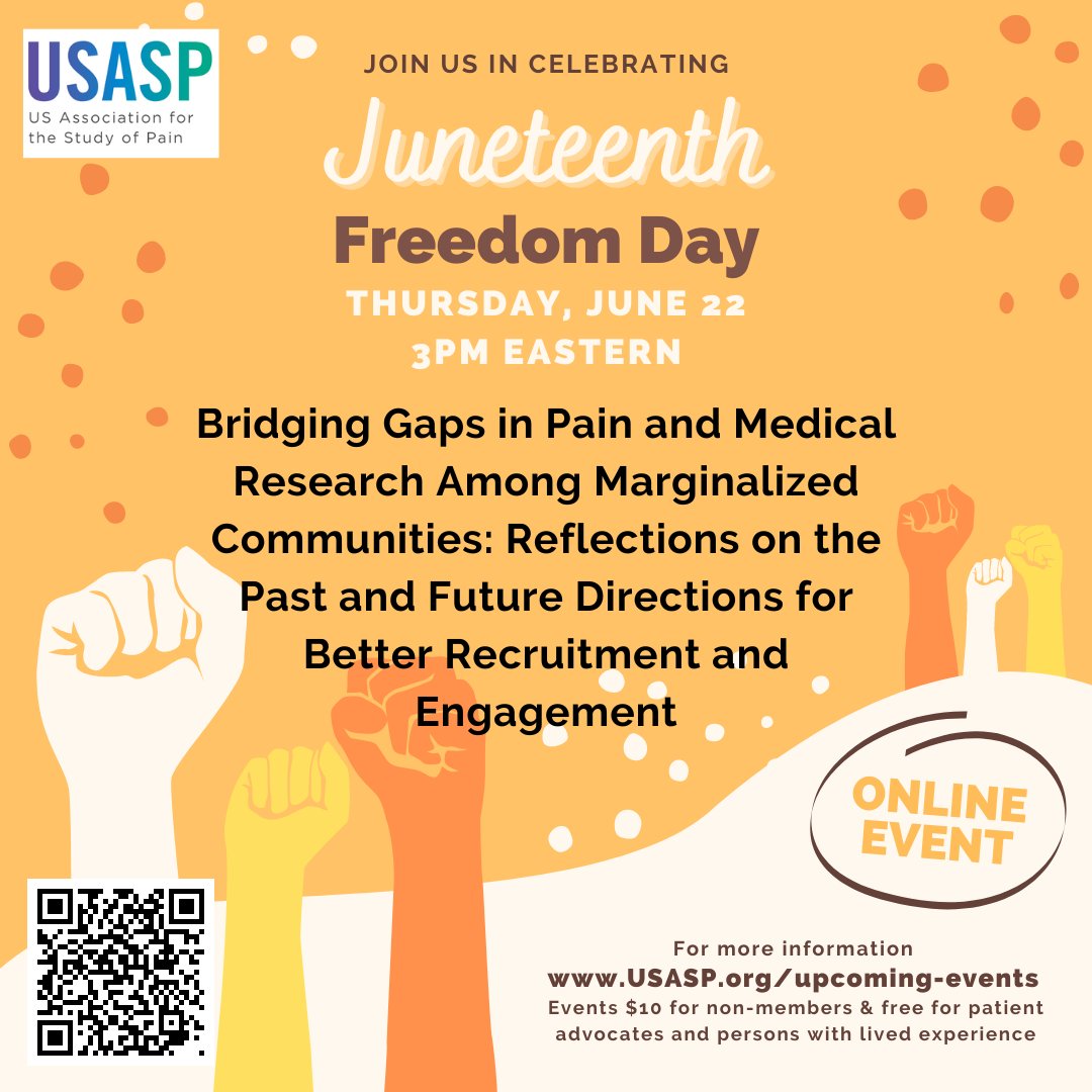 📣 Juneteeth Freedom Day Online Event 🗓️ 3pm EST, Thursday, June 22 Register here: usasp.memberclicks.net/juneteenth23