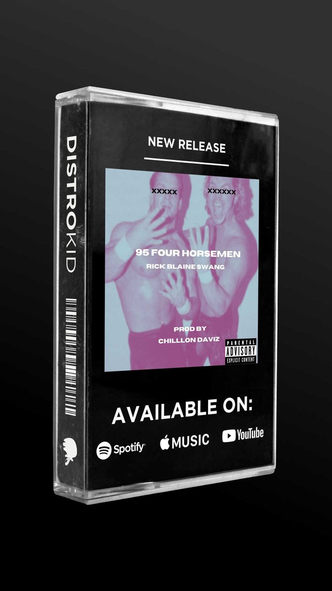 XRickBlaineX's tweet photo. 🚨New Music 🚨 "95 Four Horsemen" OUT NOW!!! Available On All Music Streaming Platforms #TripleDigital #PencilPusher #Swang https://t.co/jlqVoKozu7