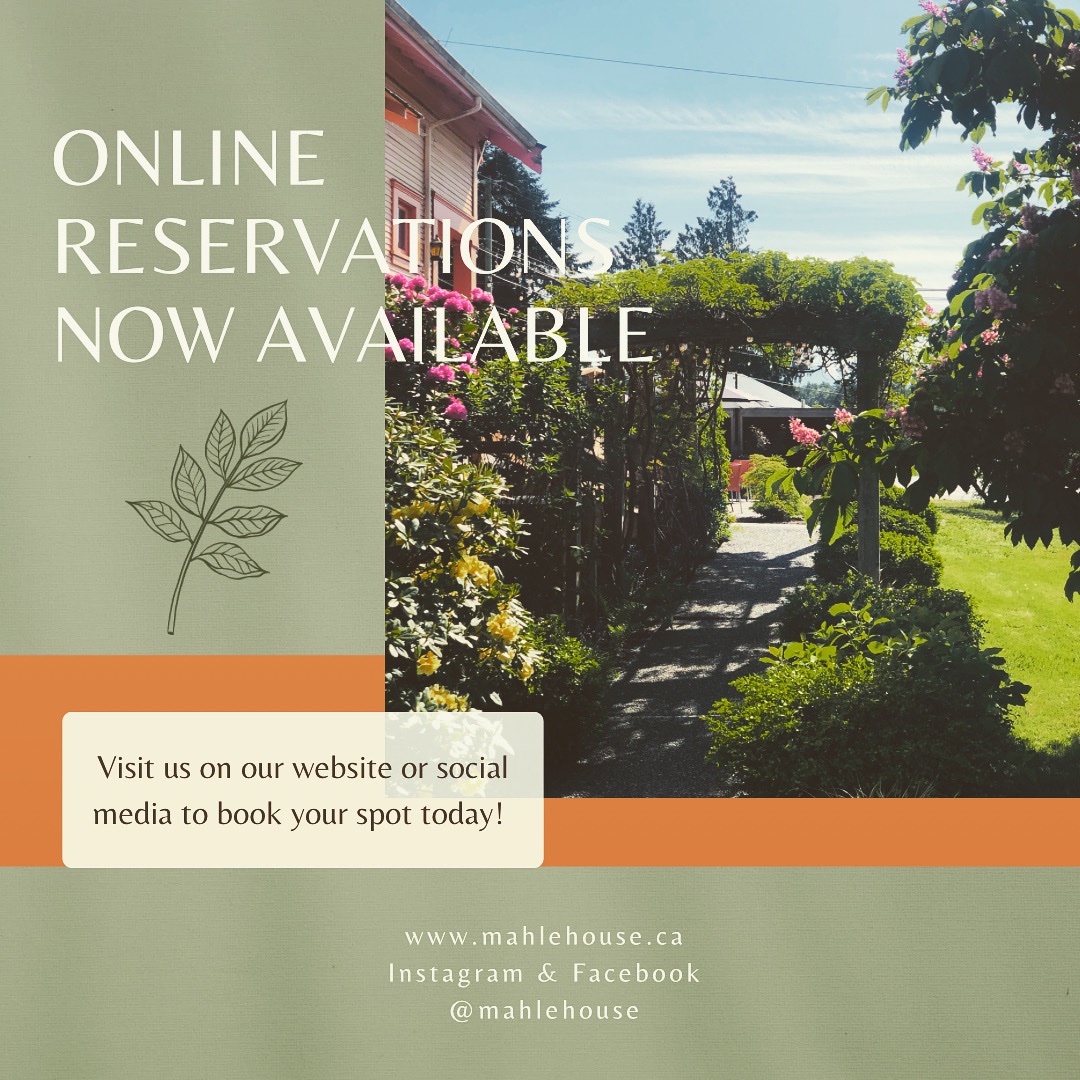 MahleHouse's tweet photo. TODAY IS THE DAY ~ the moment we’ve ALL been waiting for… ONLINE RESERVATIONS! As of today, our system is live! Head on over to our website at the link In our bio to make a reservation
.
.
.
#tourismnanaimo #nanaimorestaurants  #eatlocalnanaimo #nanaimobc #thefutureisnow https://t.co/imrorGkmWj