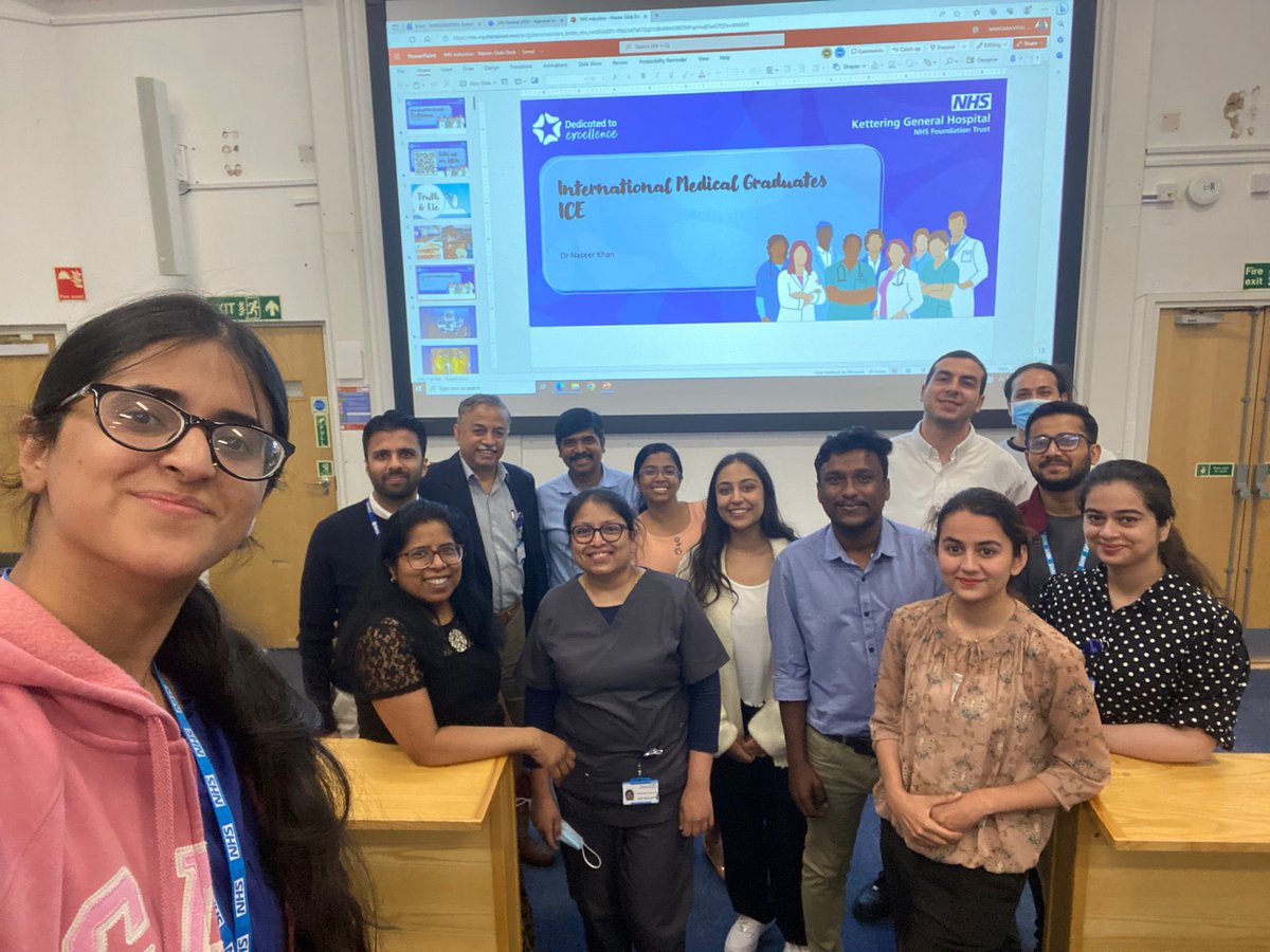 Delighted to host and deliver the second IMG induction today with excellent feedback. To give back as an IMG and a clinical leader,it is all about supporting the next generation. #liftasyouclimb #equalityanddiversity #teamwellbeing @KGH_CEO @KettGeneral @kgh_inclusion