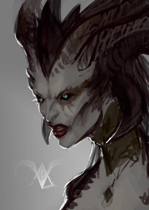 WIP from 2020  #DiabloIV #Lilith