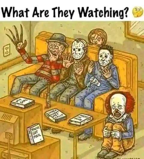 What are they watching?

Teletubbies 😆 🤣 😂. 

#HorrorCommunity #HorrorFam