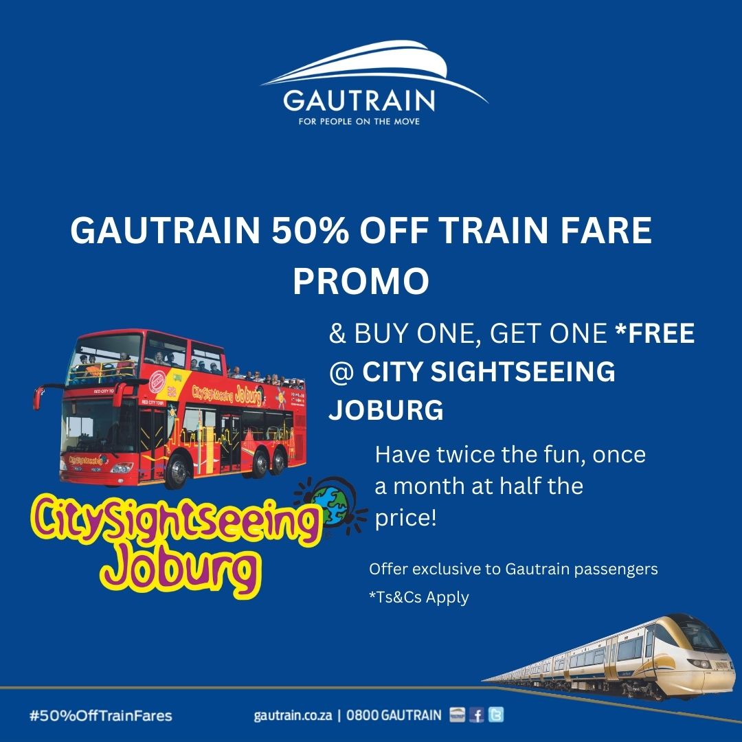 Gautrain on Twitter "City Sightseeing Joburg offers Gautrain