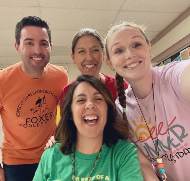 We’ll miss you, Foxes! Have a fun Summer! 🦊🏀🎨🎶📚 <a href="/MrWebsterPE/">Mr. Webster 🦊</a>  <a href="/mrsbudgelms/">Mrs. Budge</a>  <a href="/mrsbirnsart/">MrsBirnsART</a>