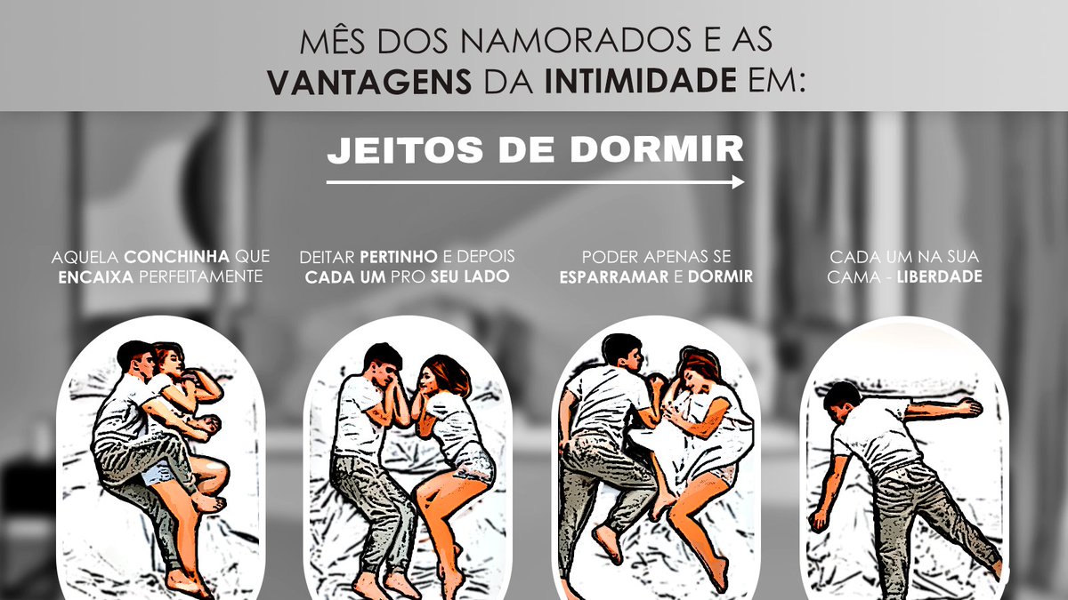 Deitar para dormir, sem ficar desconfortável, definitivamente, é uma das melhores vantagens da intimidade. 💤 Saber o encaixe ou a distância ideal é 🥰. Quem aqui concorda?