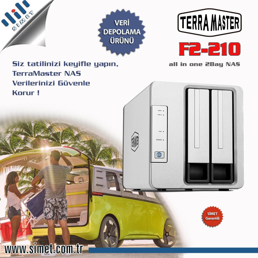 SimetAS's tweet photo. TerraMaster NAS ile ev medya sisteminiz hazır! Verileriniz güvende! #technology #simet #simetas #nas #veridepolama https://t.co/BBXVkPSuTC