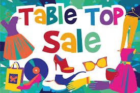 Sorry but the library is closed on Saturday morning
but the good news is that we are all at the Village Hall
with our Table Top Sale. Thank you to everyone who has taken a table. 10:00 until 3:00 Please come along and grab a bargain
or just pop in for a coffee