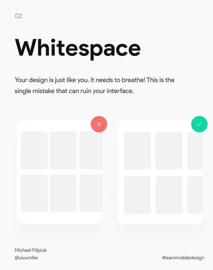Hi guys 👋, checkout this article; know the basic rules of clean design ...